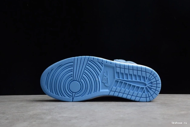 Retro AIR 1 White Black 555088-134 Jordan High University Blue 1029